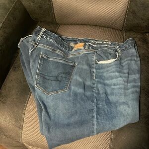 American eagle curvy high rise jeggings.